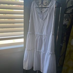 Beautiful white summer dress